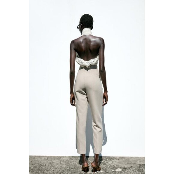 ZARA HIGH-WAIST TROUSERS - Picture 7 of 11